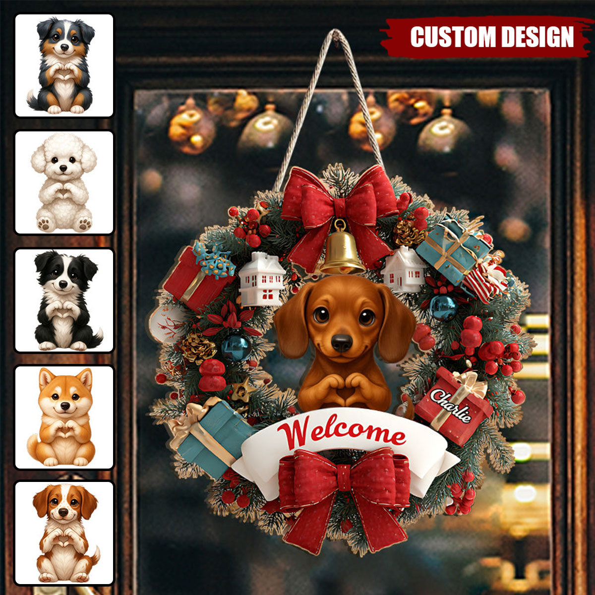 Welcome Home - Personalized Pet Custom Shaped Wood Sign