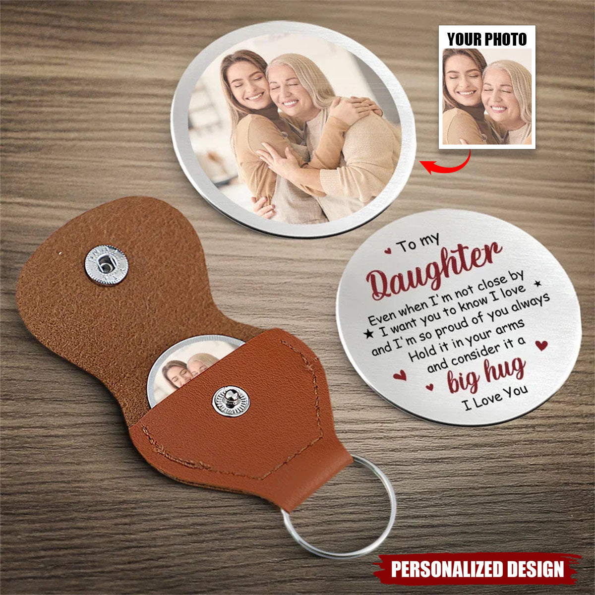 I Love You And I’m So Proud Of You-Personalized Pocket Hug-Gift For Family
