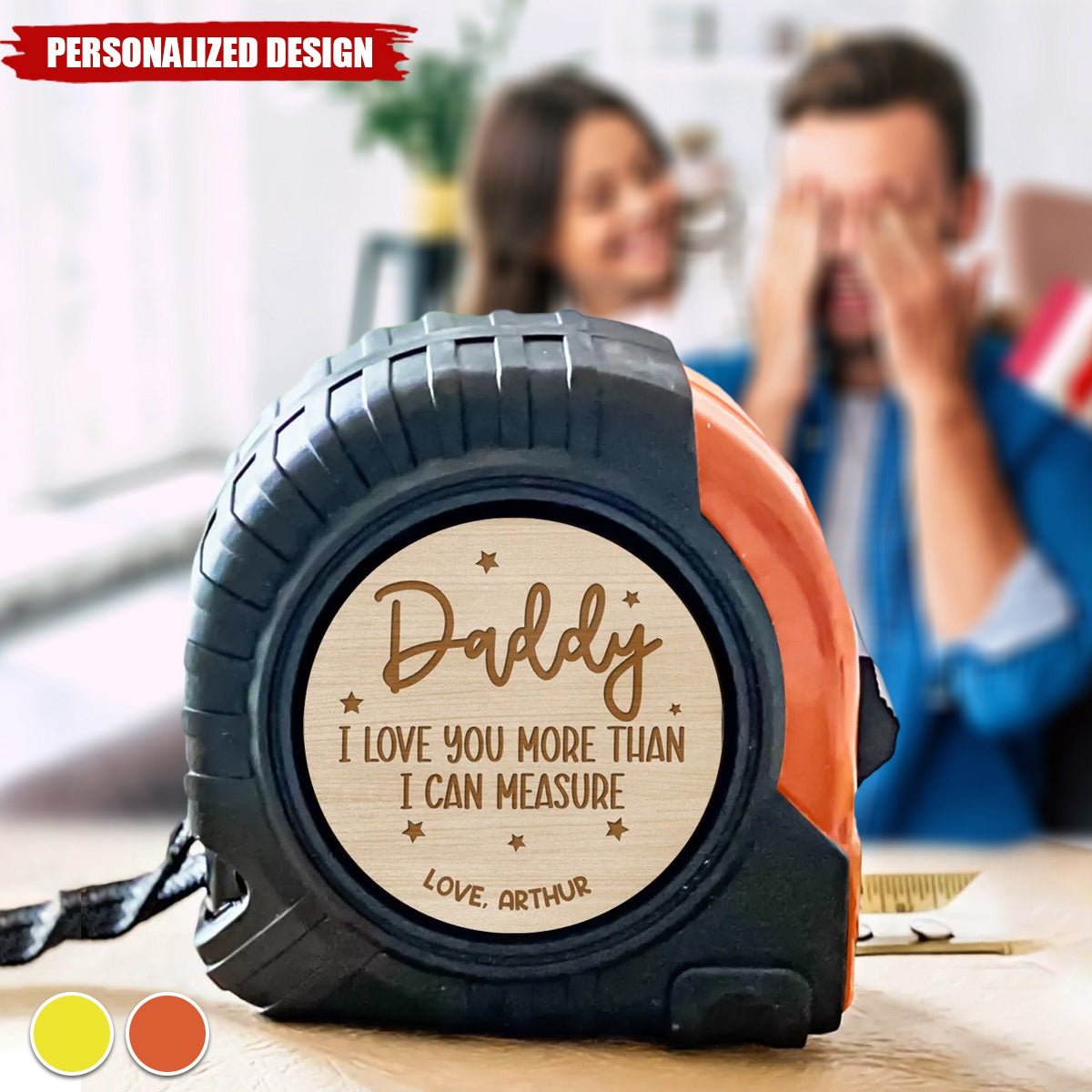 We Love You-Personalized Custom Tape Measure