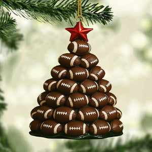 Football Christmas Tree Ornament Gift For Football Lover