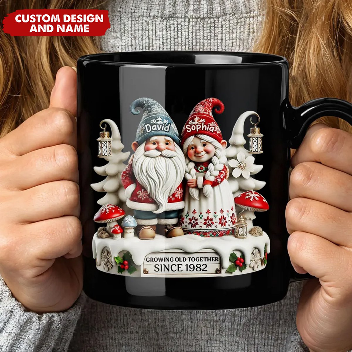 Personalized Couple Together Mug - Gift For Couple,Husband, Wife