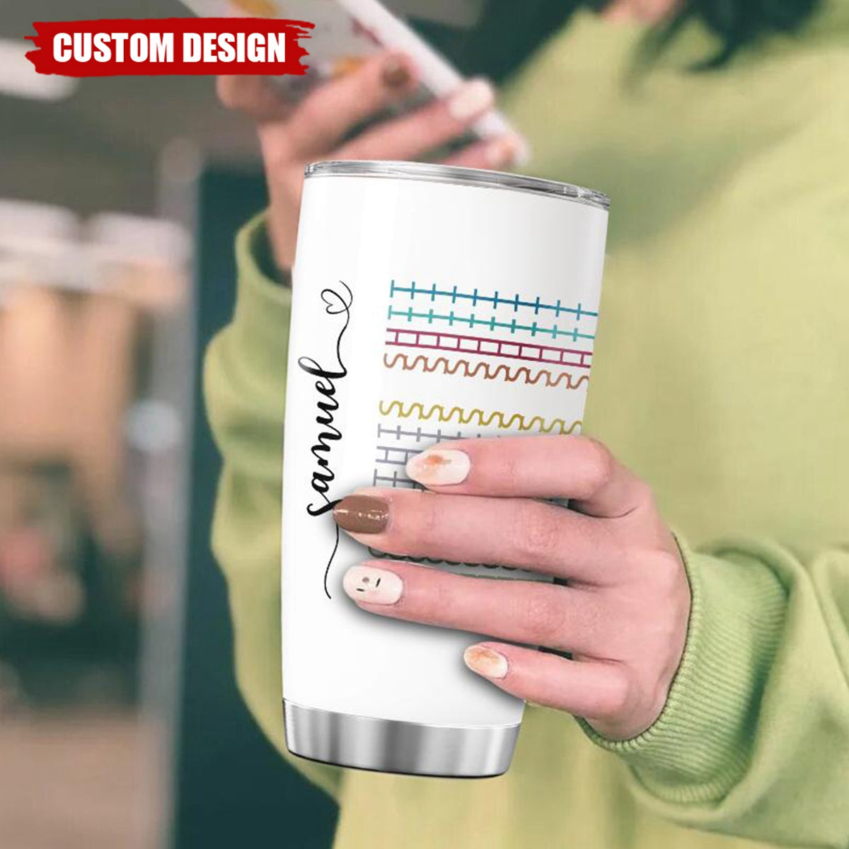F*ck This Sh*t Hidden Message - Personalized Tumbler, Funny Gifts for Coworker, Friend
