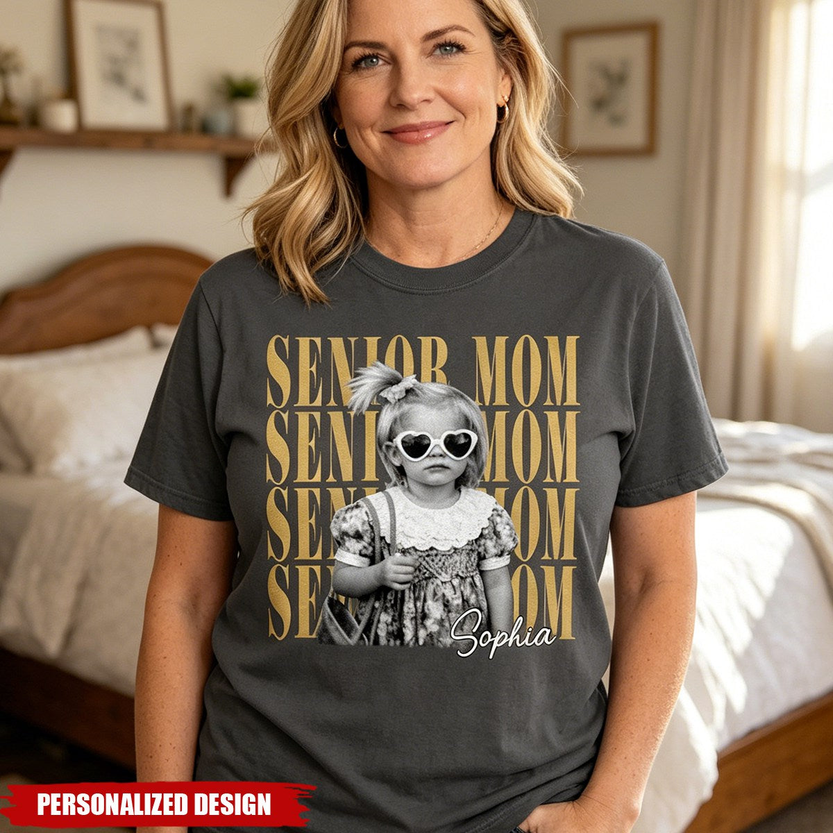 Vintage Photo And Year Senior - Personalized Shirt