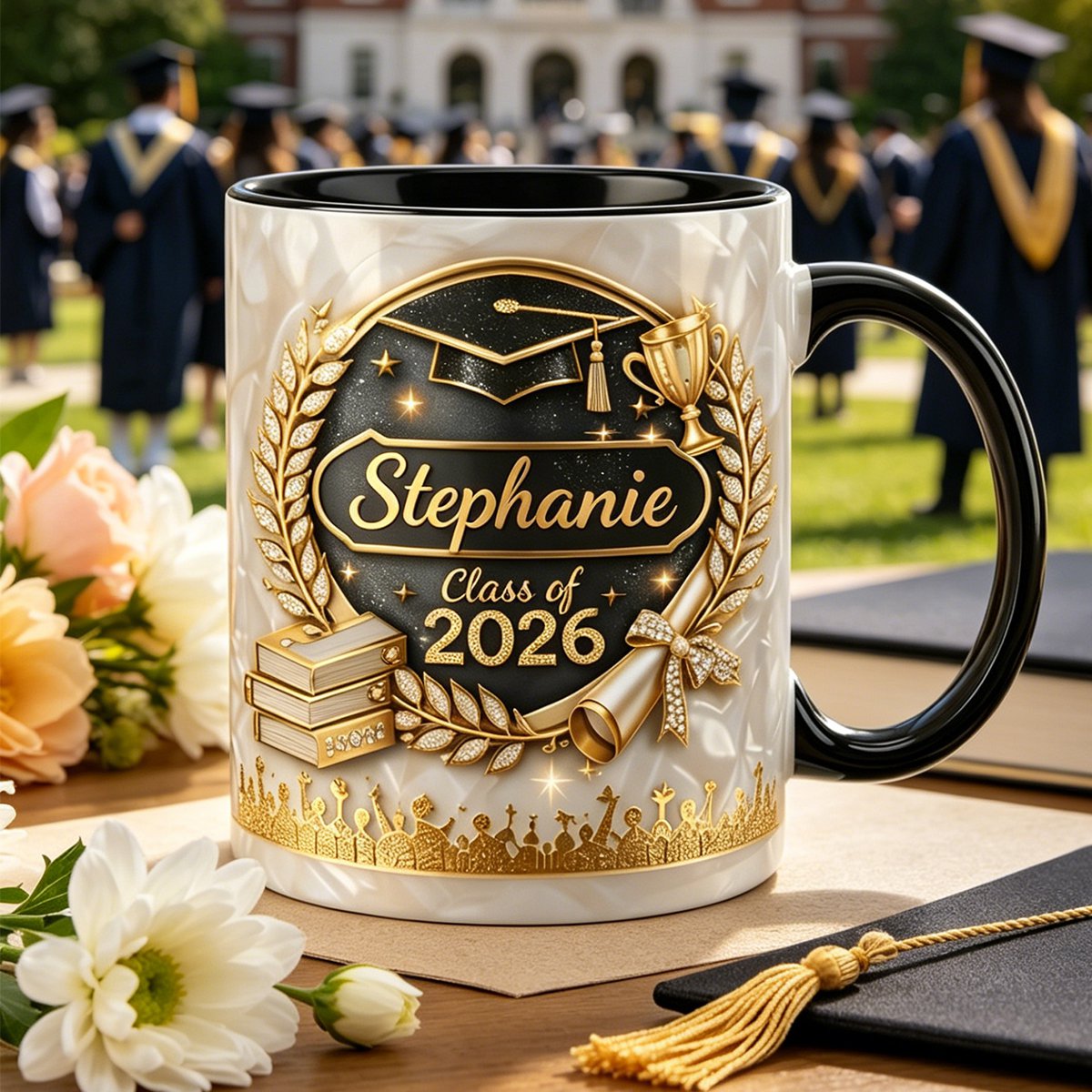 Personalized Graduation Mug 2026, Custom Name Mug Class of 2026 Gift