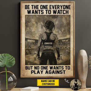 Personalized Vintage Wrestling Motivation Poster-Gift For Wrestling Lovers