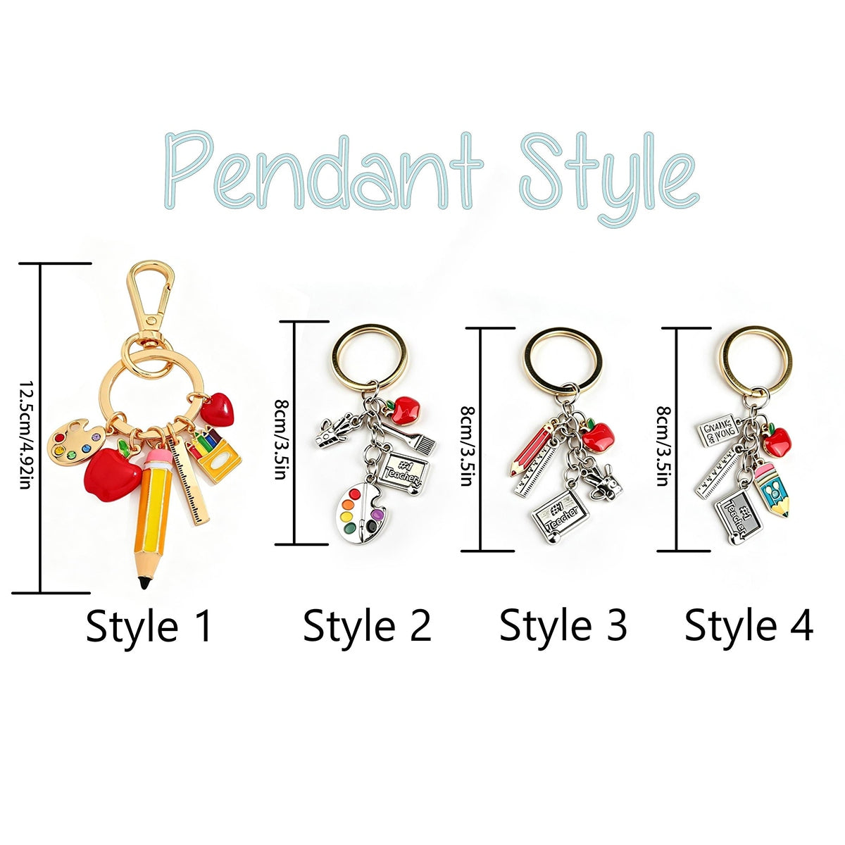 Personalized Back to School Keychain - Teacher Appreciation Gift