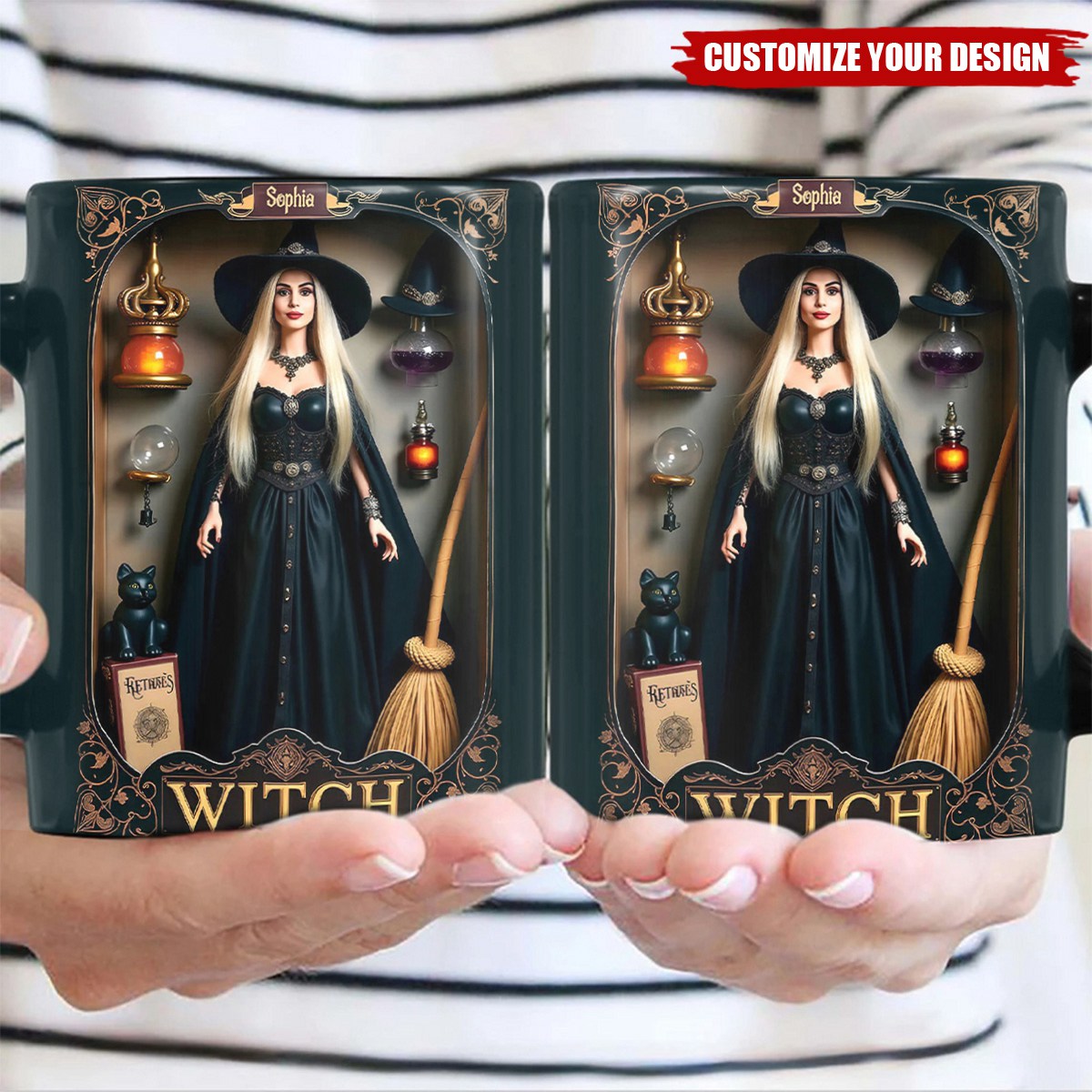 Magical Witch - Personalized Witch Custom Coffee Mug