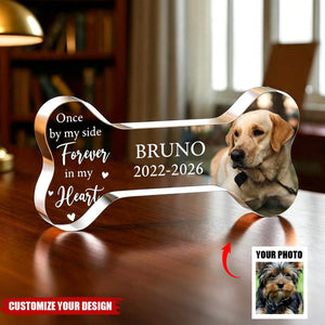 Personalized Pet Memorial Acrylic Plaque, Photo Pet Memorial Gift