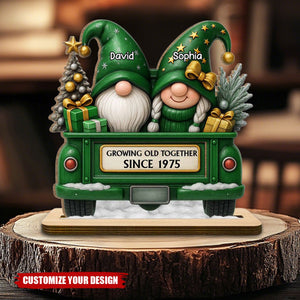 Growing Old Together Since, On Holiday Bus, Gift For Couples