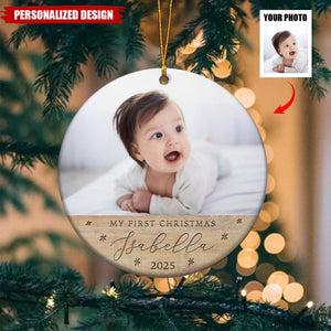 2025 New Release Personalized Baby’s First Christmas Ornament-Baby Holiday Keepsake