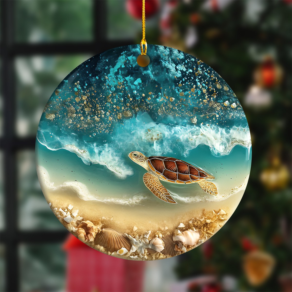 Ocean Turtle Ornament