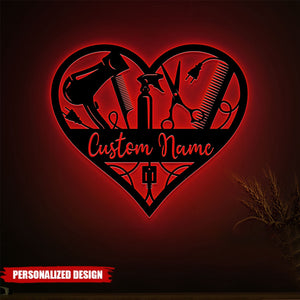 Personalized Beauty Salon Wall Metal Sign-Gifts For Beauty Salon,Hairstylist
