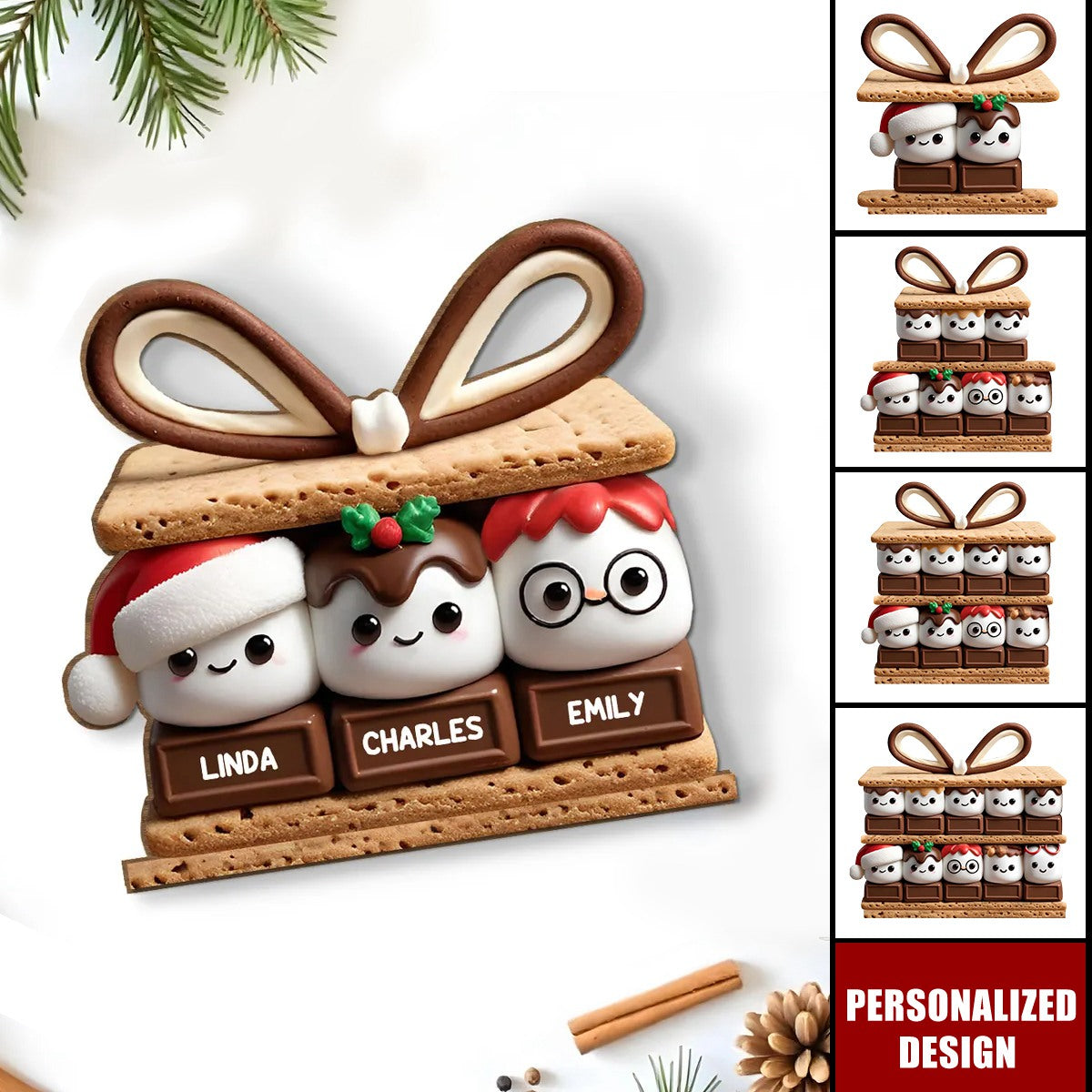 Happy Smores-Personalized Wood Plaque