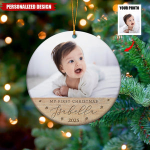 2025 New Release Personalized Baby’s First Christmas Ornament-Baby Holiday Keepsake