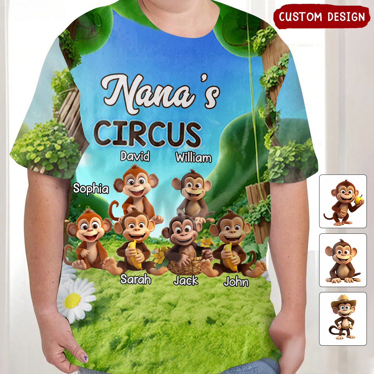 This Is My Circus - Personalized Mother All Over Shirt