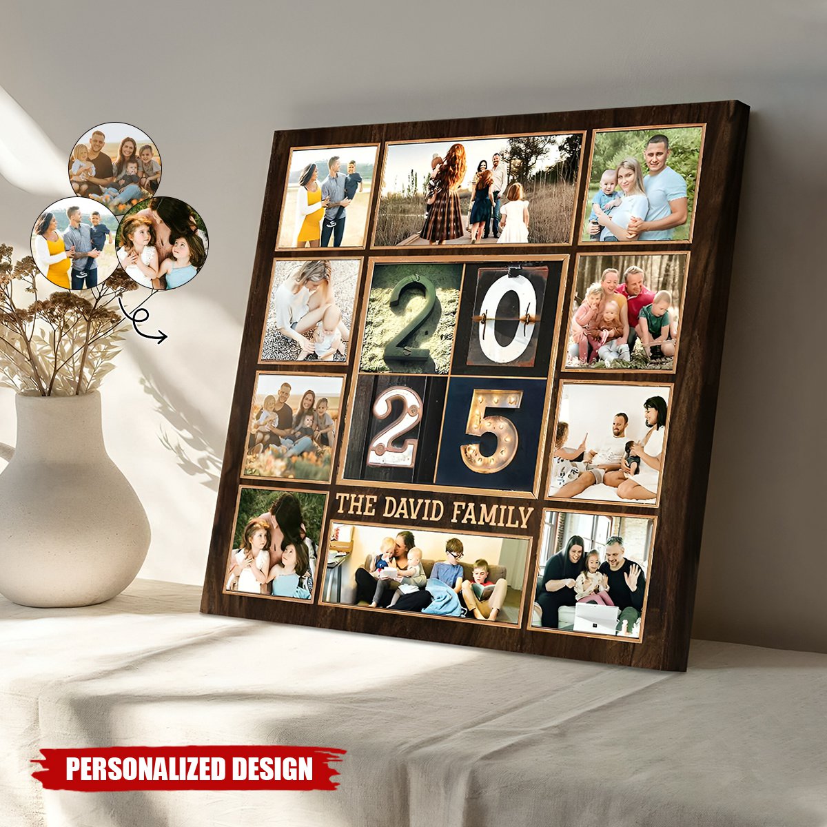 Custom Family Photo Collage Poster 2025-Family Keepsake Gifts