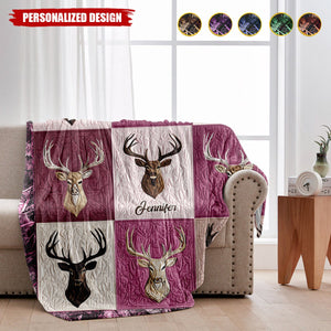 Country Girl-Personalized Hunting Blanket