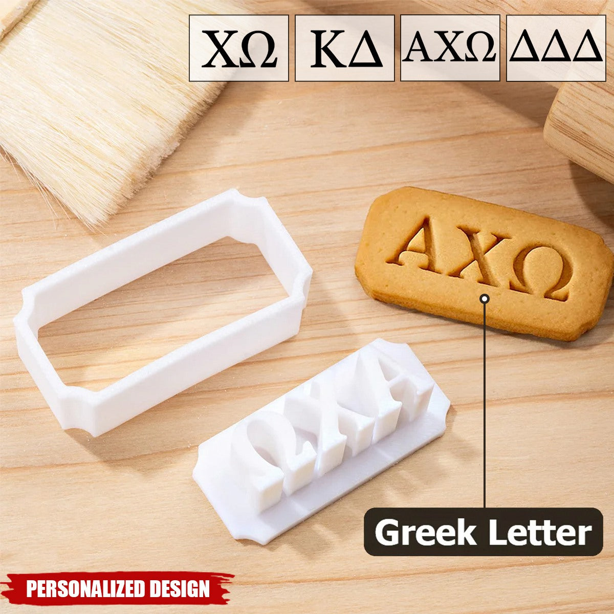 Personalized Greek Letter Cookie Cutter-Gift for Friends,DIY Baking Lover
