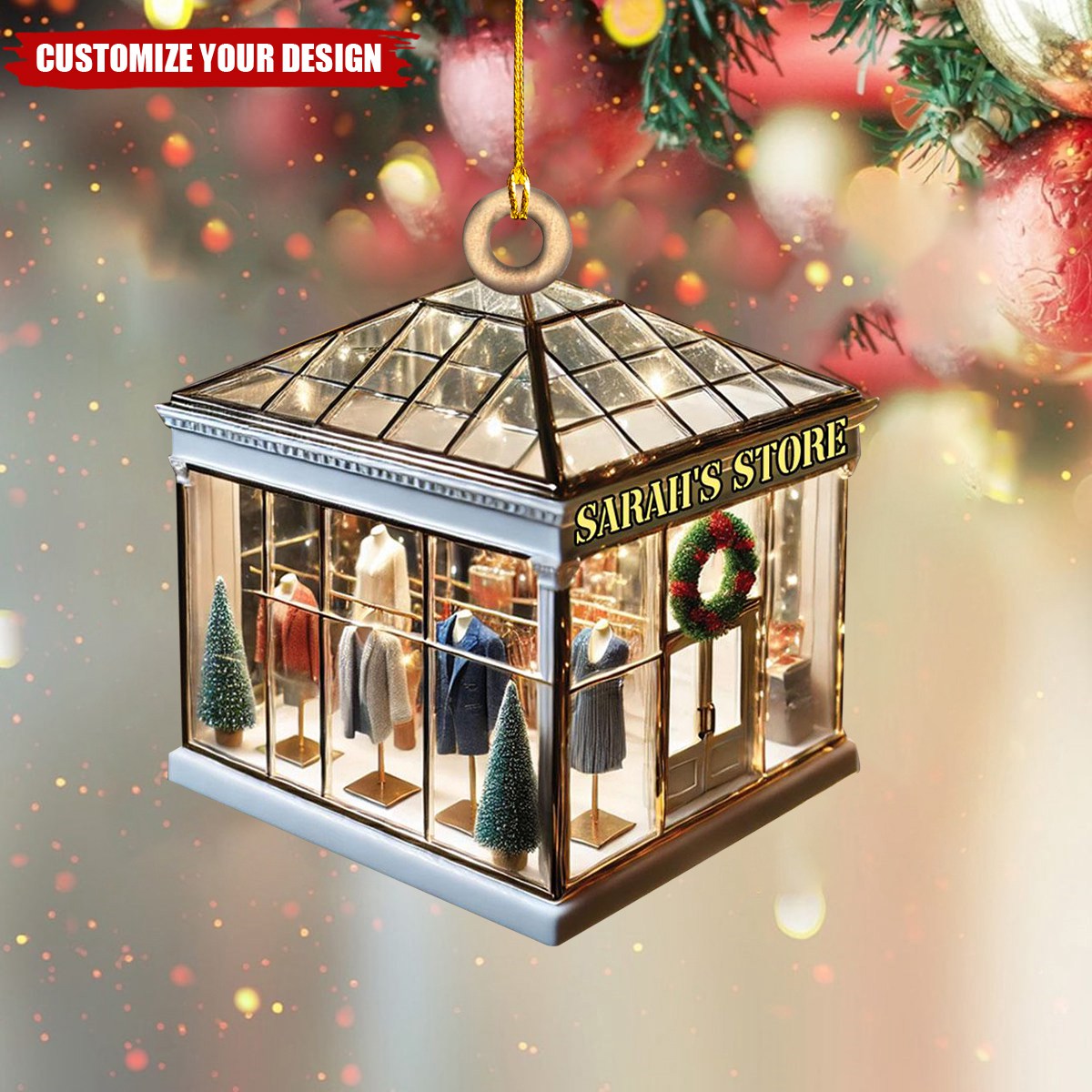 Personalized Clothing Store Christmas Ornament - 2024 New Release