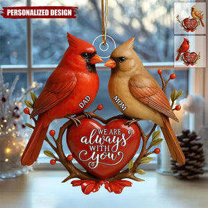 Personalized Cardinal Memorial Ornament-Loss of Loved One Sympathy Gift