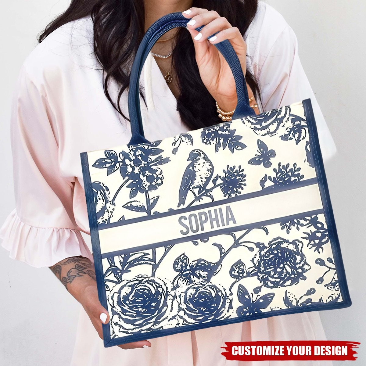 Personalized Name Canvas Tote Bags, Gift for Her | Wedding Favors | Bridesmaid Gift