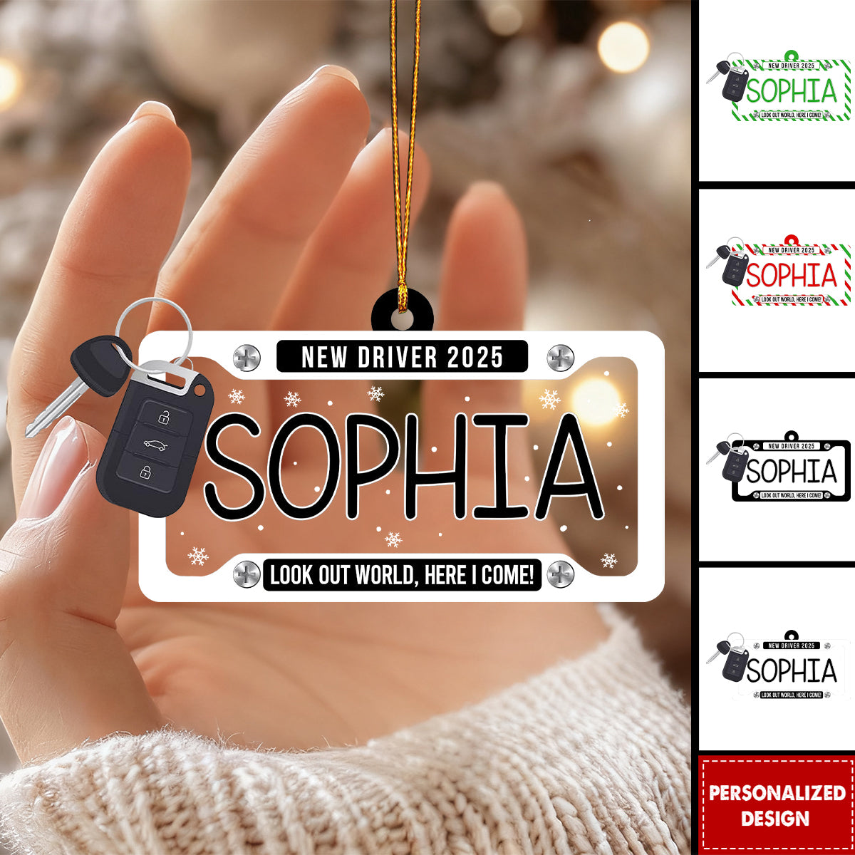 Personalized New Driver Ornament-Gift for New Drivers