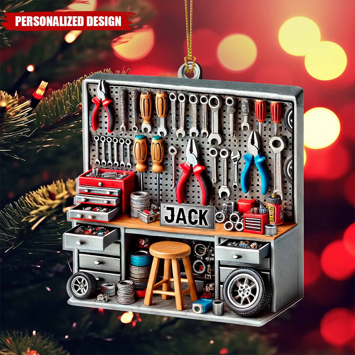 2024 New Release Custom Tools Garage Ornament