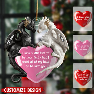 You & Me We Got This - Personalized Dragon Ornament - Gift For Couple