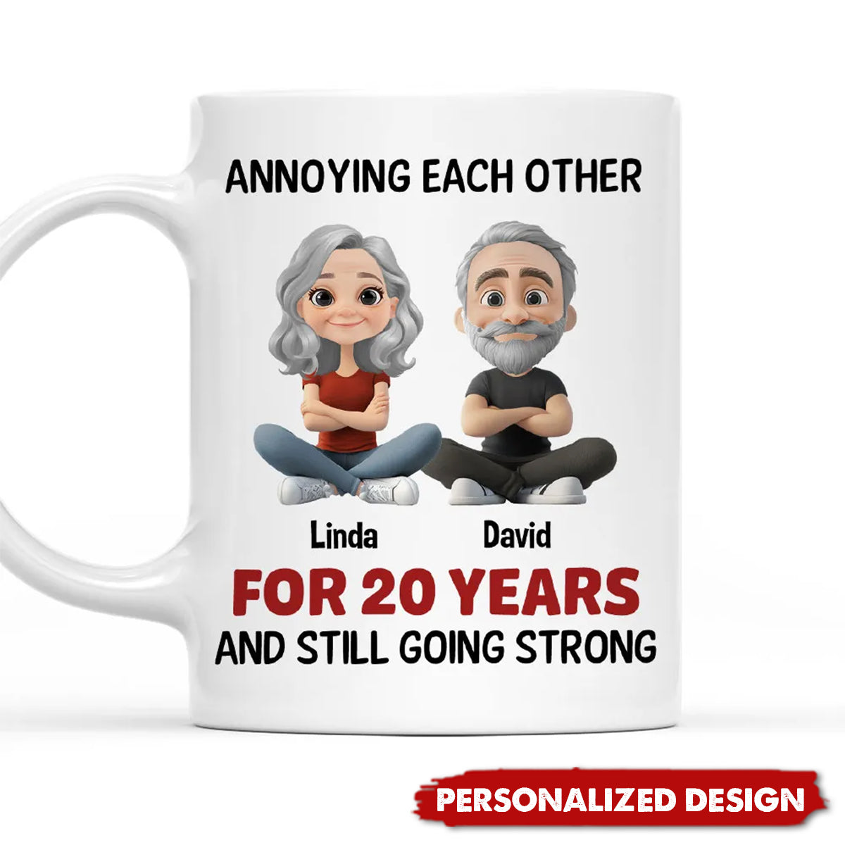 Annoying For Years Couple - Personalized couple Coffee Mug