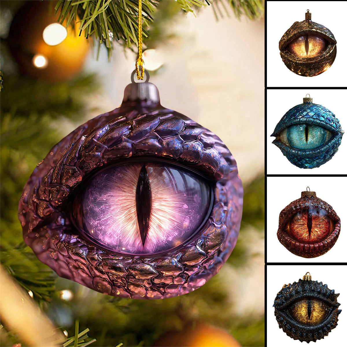 Dragon Eye Christmas Ornament