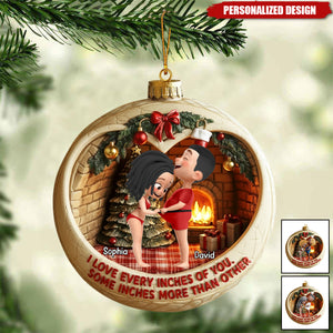 Personalized Curious Couple Ornament-Gifts For Couple