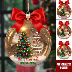 Family Tree Christmas Ornament – Personalized Gifts For Family