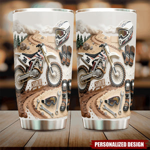 Cool Dirt Bike,Motocross-Personalized Dirt Bike Tumbler