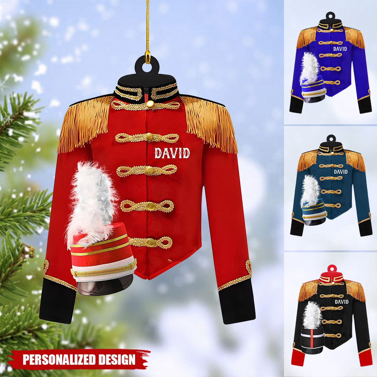 Personalized Marching Band Uniform Ornament-Gift For Band-2024 New Release