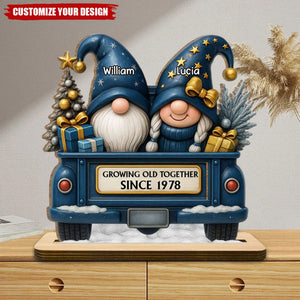 Growing Old Together Since, On Holiday Bus, Gift For Couples