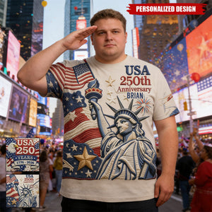 US 250th Anniversary-Personalized T-Shirt/Sweatshirt