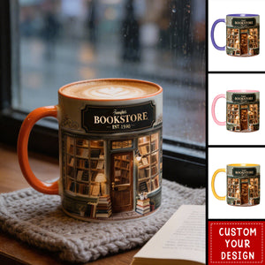 Love Books - Personalized Book Set Accent Mug