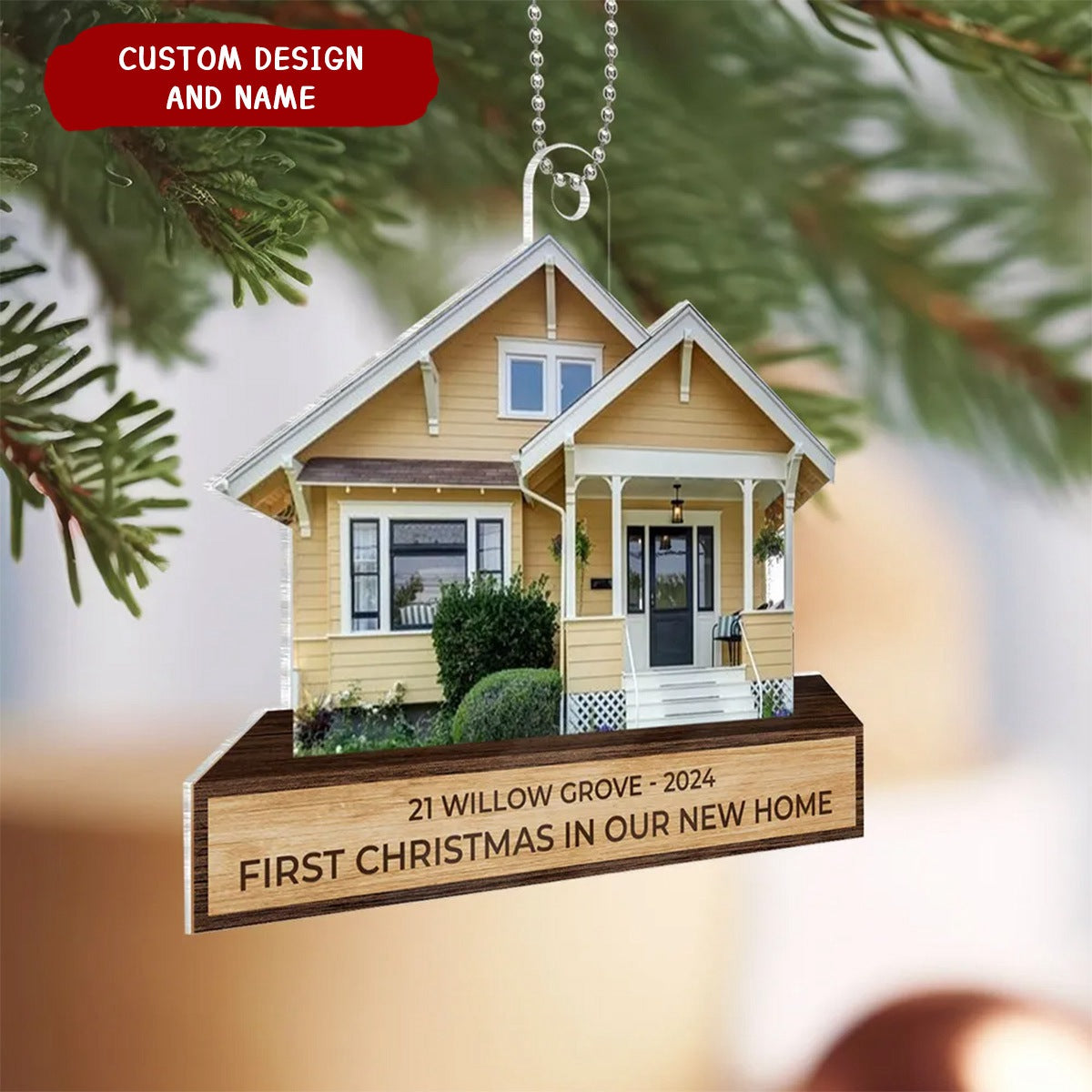 Personalized Our New Home Christmas Ornament-Gifts For Family-2024 New Release