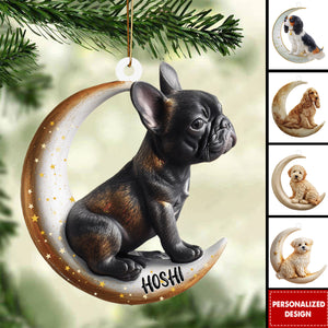 Personalized Cute Dog Acrylic Ornament