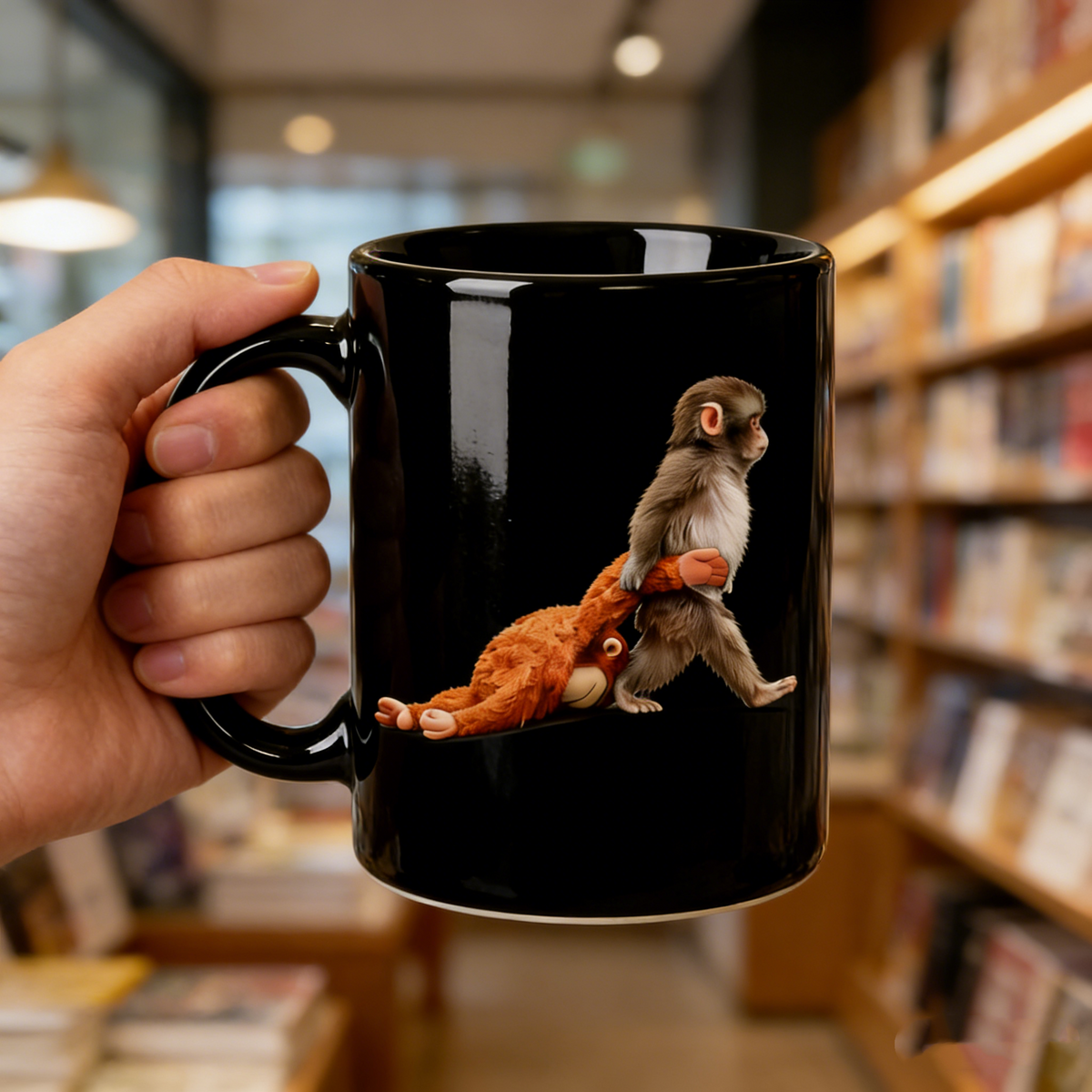 Personalized Monkey Punch Mug - Gift For Animal Lovers