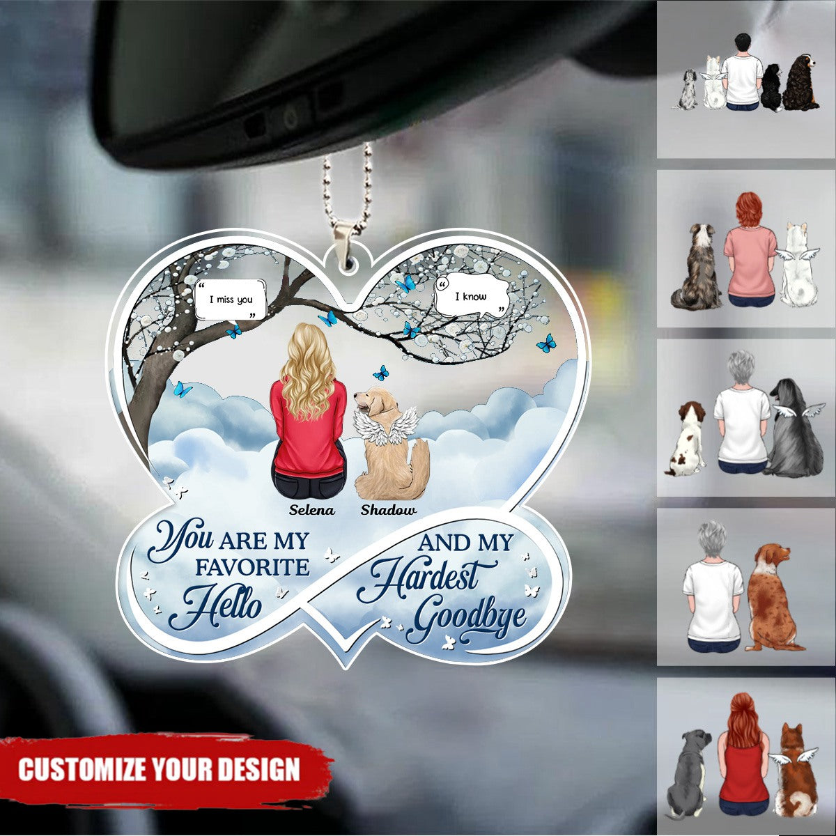 If Love Could Have Saved You - Memorial Gift For Pet Lovers, Dog Mom, Dog Dad - Personalized Acrylic Car Hanger Ornament