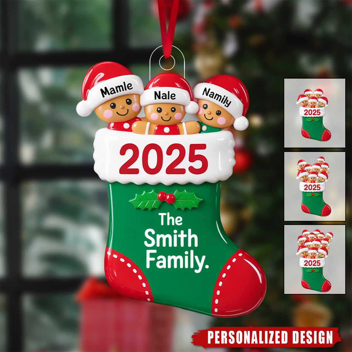 Personalized New Family Ornament 2025