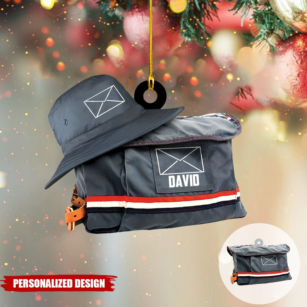 Personalized Postal Worker Ornament-Gift For Mail Carrier-2024 New Release