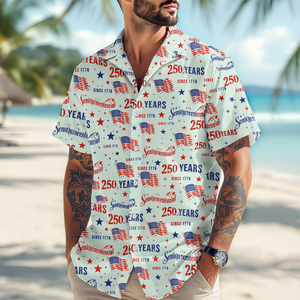 Personalized USA 250th Anniversary Semiquincentennial Hawaii Shirt