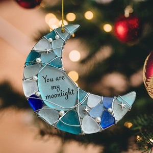 You Are My  Moonlight-Couple Ornament