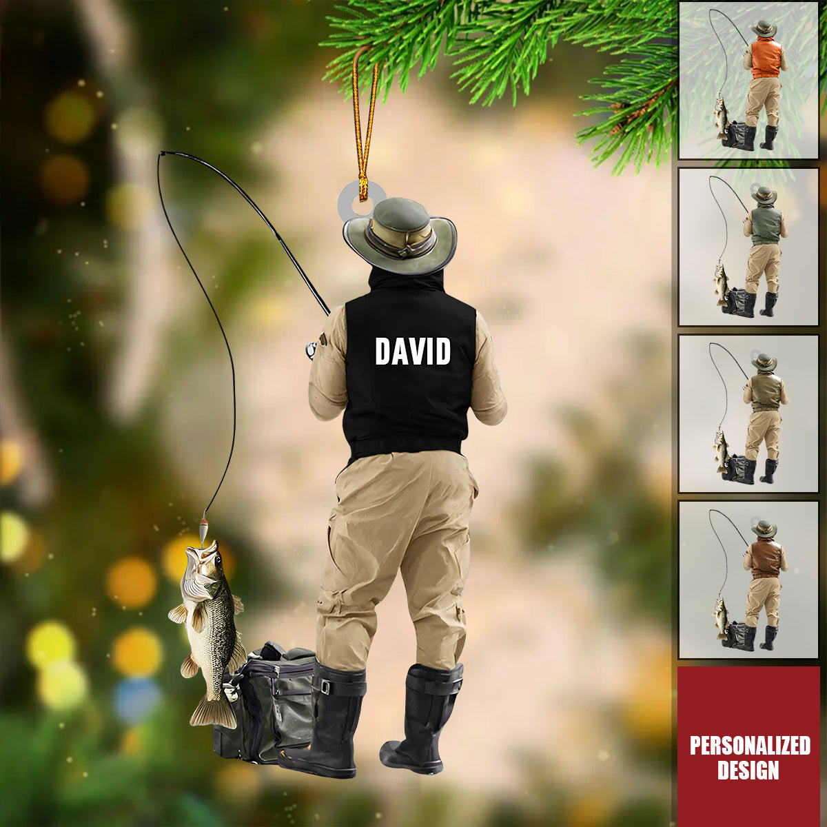 Personalized Xmas Fishing Keepsake Gift-Gift For Outdoor Sportsman