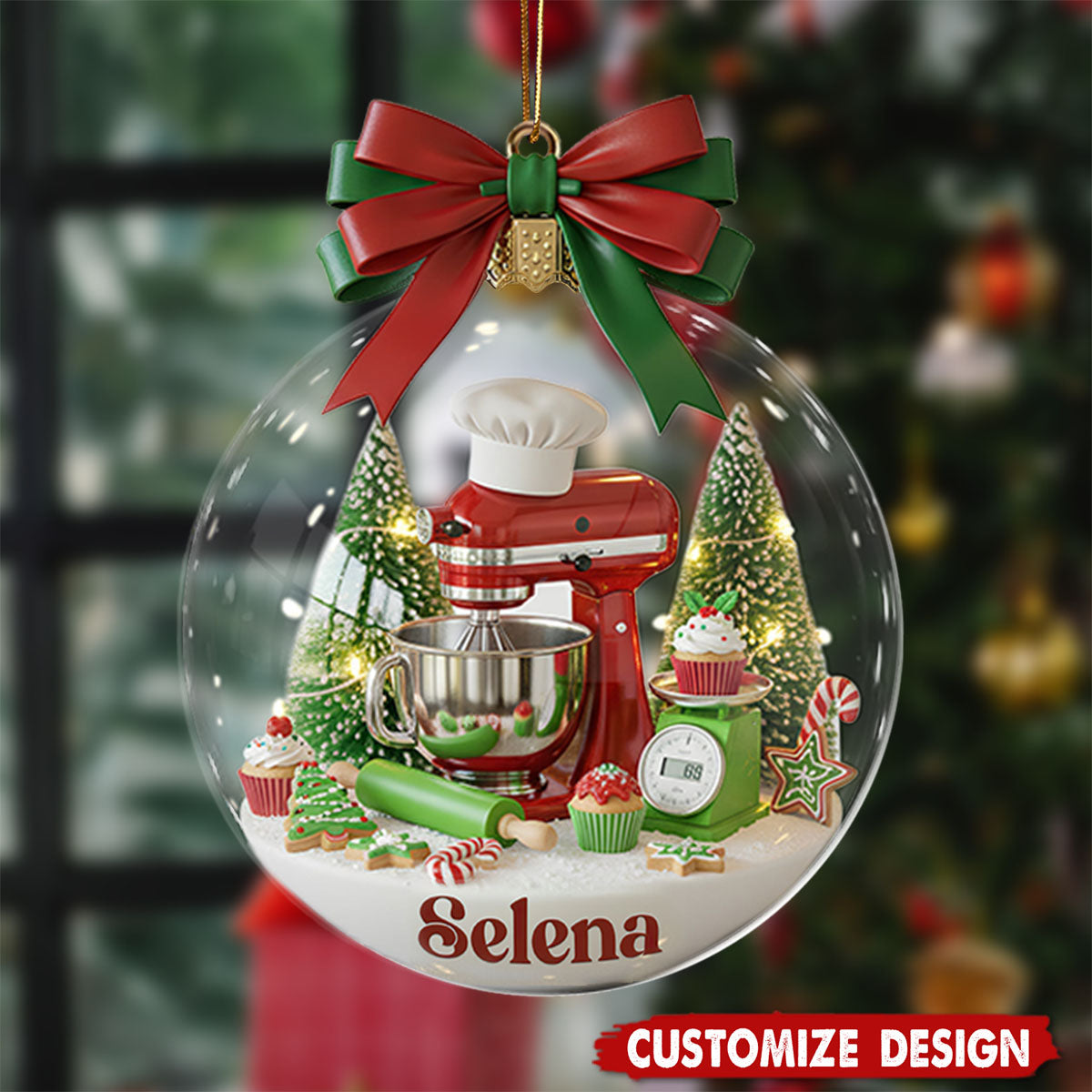 Stand Mixer Ornament - Personalized Christmas Gifts For Bakers