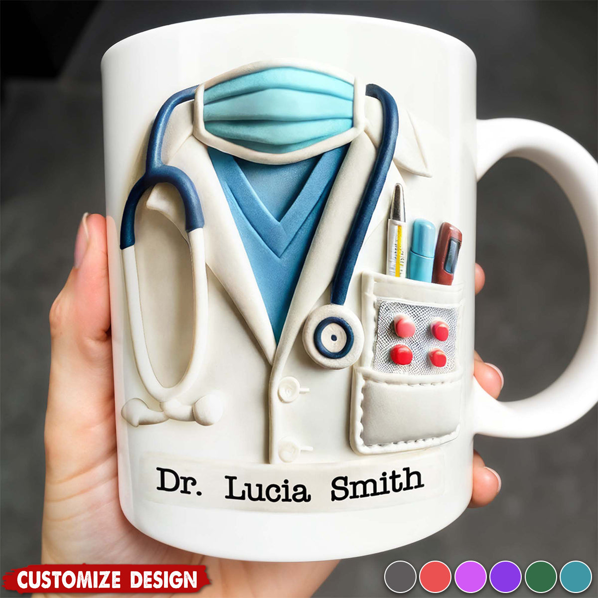 Personalized Coffee Mug - Gift for Healthcare Workers