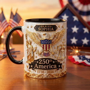Personalized America 250th Anniversary Mug