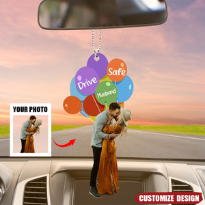 Drive Safe Hooman - Personalized Car Photo Ornament